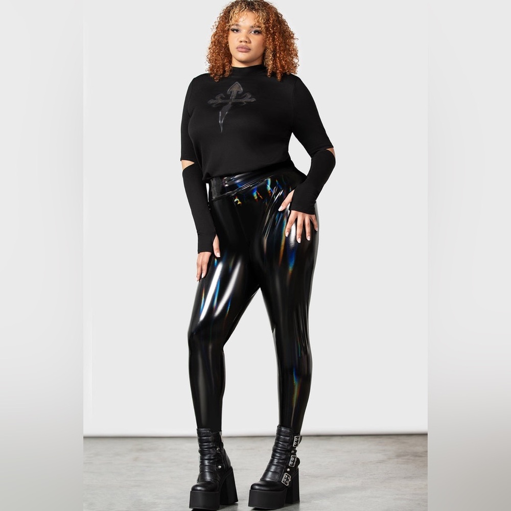 Killstar Darkwaves & Raves Rainbow Leggings